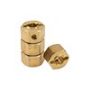 ShareGoo Brass 12mm Hex Wheel Hub Wheel Drive Hex Adapter Compatible with Axial SCX10 Wraith 90027 90046 Tamiya CC01 D90 Redcat Gen7 Gen8 1/10 RC Crawler (8mm Thickness)