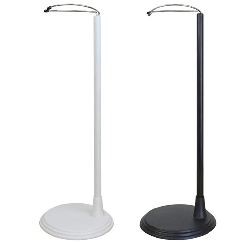 UNICORN ELEMENT 14 - 18 Inch Doll Accessories - 2 Pcs Adjustable Doll Stand Holders to Display Dolls Doll Clothes and Other Doll Accessories, Black and White Color