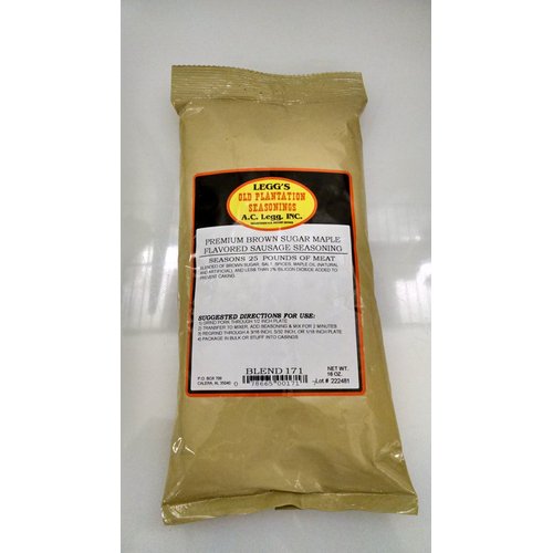 Premium Brown Sugar Maple Flavored Sausage Seasoning