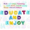 Wooden Alphabet Puzzles for Toddlers 2-4, Alphabet and Number Puzzle with ABC Learning for Toddlers 1-3, Preschool Learning Toys with Chunky ABC Puzzle Board for Girls Boys Kindergarten Ages 1 2 3 4