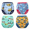 MooMoo Baby Training Underwear 4 Packs Absorbent Toddler Potty Training Pants for Boys and Girls-Cotton Animal Print 6T
