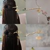2PCS Metal Flower Hairpins Hair Stick Fork Sticks French Hair Pin Buns Hair Accessories for Women Girls #05