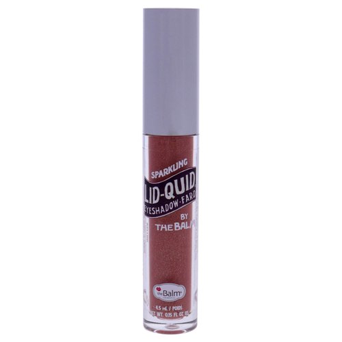 theBalm Lid-Quid Sparkling Shimmering Liquid Eyeshadow, Liquid Highlighter, Eye Makeup, Long wearing, Buildable, Travel-Size, Bellini, 1.1 ounces