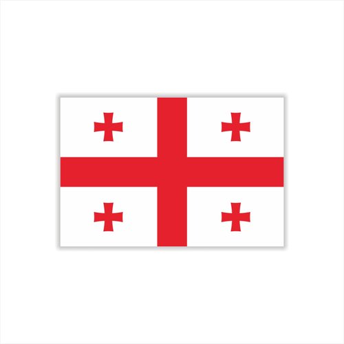 Womaha 30 Temporary Georgia Flag Tattoos Fans Face Tattoo Stickers for Adults Kids Group Activity Props
