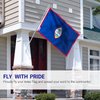 ANLEY Fly Breeze 3x5 Feet Guam Flag - Vivid Color and Fade Proof - Canvas Header and Double Stitched - Guamanian Flags Polyester with Brass Grommets 3 X 5 Ft