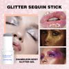 GL-Turelifes Face Body Glitter Stick, Mermaid Face Glitter Gel, Waterproof Fine Glitter for Face/Body/Hair/Eyes/Lip,Holographic Sequins Paint,Sparkling Face Glitter Makeup Body Glitter (#02 Pink)