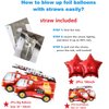Fire Truck Theme Birthday Party Supplies Fireman Happy Birthday Banner Firefighter Cake Topper Balloon Sticker Decorations For Boys Birthday Party …