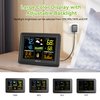 BALDR Weather Station Indoor Outdoor Thermometer Digital Color LCD Moon Phase Barometric Pressure Temperature Humidity Monitor