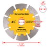 NYTiger 3 Pack 4-1/2 inch Diamond Saw Blades 4.5" Angle Grinder Disc Wet Dry Segmented Cutting Wheel with 4/5-5/8 inch Arbor for Concrete Stone Brick Block Masonry
