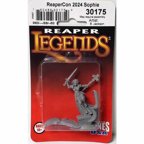 REAPER Sophie Miniature Figure 25mm Heroic Scale Bones USA Miniatures