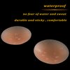 PRETTYWELL Brown Nipple Covers for Women, Waterproof Adhesive Pasties, Reusable Nipple Cover Silicone Nipple Pasties Black Nipple Petals