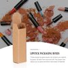 EXCEART 50Pcs Kraft Paper Lipstick Boxes, Essential Oil Packaging Boxes, DIY Supplies Beauty Accessories Makeup Organzier Tube Storage Lip Gloss Boxes