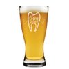 MIP Brand 15 oz Beer Pilsner Glass Go Floss Yourself Dentist Dental Hygienist