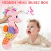Fuzqq Baby Girl Toys 0-6 Months,Infant Musical Stuffed Animals Soft Toy with Bright Colors,Crinkle Sound Paper, Multi-Textures & Rattles,Baby Newborn Toys for 0 3 6 9 12 Months Boy/Girls(Pink)