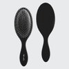 Kitsch Wet Hair Detangling Brush - Soft Bristle Brushes for Women | Straight & Curly Wet Dry | for All Hair Types | Detangler | Travel (Black, 1 Pc)