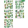138Pcs Pickle Funny Temporary Tattoos Stickers - Green Pickle Tattoos Party Favors for Pickle Stuff Lovers, Pickle Birthday Party Decorations, 15 Sheets Pickle Themed Gifts