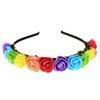 Love Sweety BOHO Floral Crown Rose Flower Headband Hair Wreath