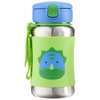 Skip Hop Toddler Sippy Cup with Straw, Zoo Stainless Steel Straw Bottle, Dino