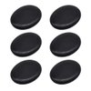 EXCEART 6pcs Essential Massage Stones Hot Stones Rocks for SPA Massage 4 * 3cm Convex Side