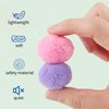 GADGATRON Funny Interactive Cat Toy Ball Launcher Gun with 100 Pcs Cat Pompom Ball & 3 Ping-Pong Pinballs Kitten Toys Launcher Cat Plush Silent Ball Gun Interactive Toy Cat Toys