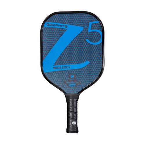 ONIX Graphite Z5 Pickleball Paddle (Graphite Carbon Fiber Face with Rough Texture Surface, Cushion Comfort Grip and Nomex Honeycomb Core for Touch, Control, and Power),Blue