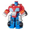 Transformers Playskool Heroes Rescue Bots Academy Team Optimus Prime, 4.5-Inch Action Figure, Kids Converting Robot Toy, Christmas Stocking Stuffers, Ages 3+