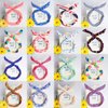 Lovef Pretty Cute 10pcs Rabbit Bunny Ear Girl Hair Headband Scarf DIY Wire Band Bow Head Wrap Assorted Colors