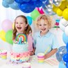 Blue and Yellow Balloon Arch Kit 140 PCS Royal Blue White Silver Balloon Garland Kit Pastel Blue Party Balloons for Birthday Baby Shower Party Decor