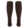 Truform 20-30 mmHg Compression Stockings for Men and Women, Knee High Length, Closed Toe, Brown, Medium