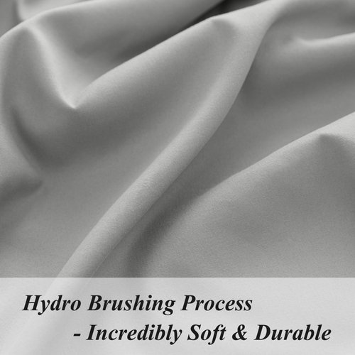 Twin Fitted Sheet Only with Side Storage Pocket - Premium 1800 Super Soft & Cozy Microfiber, Wrinkle, Fade, Shrinkage Resistant Deep Pocket Twin Size Fitted Bottom Sheet, Light Gray