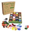 Crayon Rocks Just Rocks in a Box, 32 Colors, Tripod Grip Crayons Made For Handwriting Development in Kids and Toddlers, Fun & Educational, Creative Activity, 2 of Each Color - 64 Count