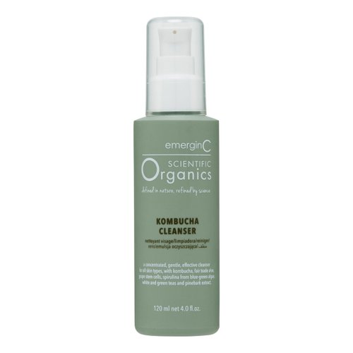 emerginC Scientific Organics Kombucha Cleanser - Nutrient Powerhouse Face Wash with Aloe Vera + P...