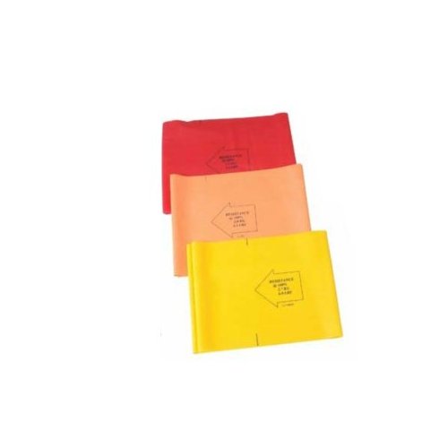 Balego Stretch Bands Light Resistance Package, X-Light: Red, Light: Orange, Light/Medium: Yellow