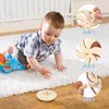 NUOBESTY 20pcs Spinning Top Wooden Gyroscope Blank Gyroscope Hollow Gyro Wood Gyro Tops for Kids DIY Gyroscope Kids Painting Toy Unfinished Tops Wood Tops Kids Gyroscope Kids Tops DIY Tops
