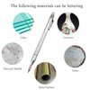 NEPAK 4 Pack Metal Scribe Tool,Tungsten Carbide Scriber Pen with Magnet, for Machinist,Engraving,Welding(with 24 Marking Tips)