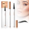 Eyebrow Tattoo Pencil 4 Fork Tip 3D Microblading,2024 New Magic Eyebrow Pencil 4-Tip Eyebrow Pencil Natural Makeup Fine Stroke,Upgraded Eye Brown Makeup Long-Lasting (Black)
