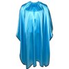 Pelocapa Salon Styling Capes for Clients, Hair Dye Cutting Capes with Elastic Hooks, Waterproof Light Weight Satin Sheen Styling Cape Barber Gown for Stylist, 63”*56”(Blue)