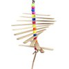 Bonka Bird Toys 868P Natural Mini Stick 7" x 4", Medium Parrot Chew Cage Toy, Conures, Ringneck, Quakers, and Similar