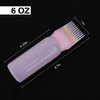 Framendino, 3 Pack Applicator Bottle Hair Dye Bottle Root Applicator Comb with Graduated Scale for Salon Hair Coloring Dyeing