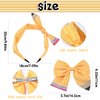 ZEYER Back To School Headband for Students & Teachers, Yellow Pencil Headbands & Pencil Bow Hair Clips Cute Pencil Bow Knotted Hairbands Back to School Hair Accessories 2PCS