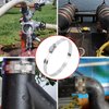 Selizo 12Pcs Hose Clamps, 4 Inch Hose Clamp 304 Stainless Steel Hose Clamps Duct Clamp Worm Gear Adjustable 91-114mm Hose Clamp, Fuel Line Clamp for Plumbing, Automotive and Mechanical Applications