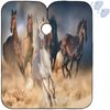 visesunny Barber Cape Horse Animal Polyester Hair Cutting Salon Cape Apron Anti-Static Haircut Water-Resistant Shaving Cloth Beard Shaving Bib Hairdressing Cape