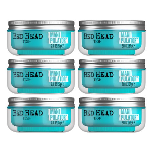 Bed Head by TIGI Manipulator Texturizing Putty - Premium Hair Putty for Men & Women - Incredible Texture & Style - For Styling Short to Medium Hair - Finish on Wet or Dry Hair - 2.01 oz (Pack of 6)