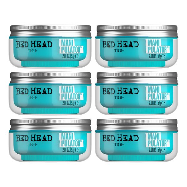 Bed Head by TIGI Manipulator Texturizing Putty - Premium Hair Putty for Men & Women - Incredible Texture & Style - For Styling Short to Medium Hair - Finish on Wet or Dry Hair - 2.01 oz (Pack of 6)
