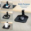 VIVO Desk Clamp Adjustable Computer Mouse Pad and Device Holder Extended Rotating Platform Tray, Fits up to 2 inch Desktops, Black, MOUNT-MS01A