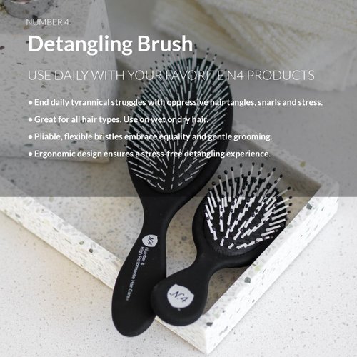 Detangling Brush - Anti-Breakage Hairbrush for Wet or Dry Hair, All Hair Types, Minimizes Pain & Protects Against Split Ends