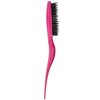 1 Pcs Teasing Brush Boar Bristle Hair Brush for Volume Hair Scalp Massage, Teasing Brush with Tail Handle for Back Brushing, Back Combing, Creating Volume, Teasing and Slicking Your Hair Back (Red)