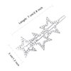 Star Hair Clips Hair Rhinestones Barrettes for Women Lady Elegant Styling Star Hair Accessories (Bling Stars 3)