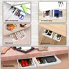 YOOUSOO 2 Pack Under Desk Drawer Organizer, Slide Out Drawer Attachment, Plastic Desk Accessories & Workspace Organizers,Hidden Desktop Pen Holder for Desk Self-Adhesive…
