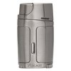 Xikar ELX Double Jet Flame Lighter with 9mm Cigar Punch, Ergonomic Design, G2 Gunmetal